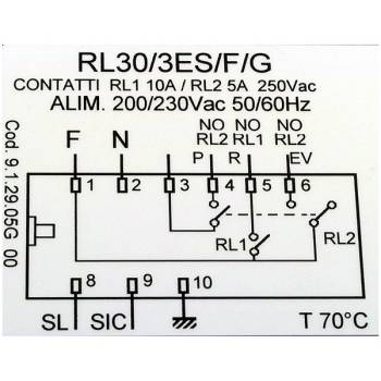 NIVEAUREGLER - ELEKTRONIKBOX | RL30/3ES/F/G | 9.1.29.05G00 | 230V~ | FÜR GRIMAC  MIA - LA UNO