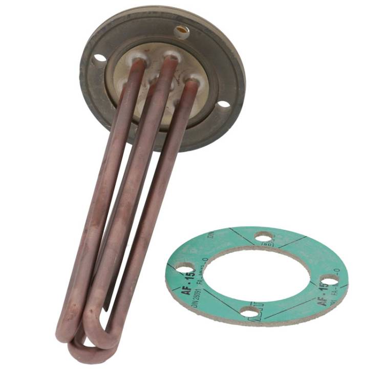 HEIZKÖRPER | RUND-FLANSCH 4-LOCH + TAUCHHÜLSE | 2700W/220V~ | FÜR LA CIMBALI M15 - M20 - M22 - M25 - M27 - M28 - M29 - M30 - M31 - M32 | FÜR CIMSA-FABAR *** MODELLE SIEHE TABELLE ***