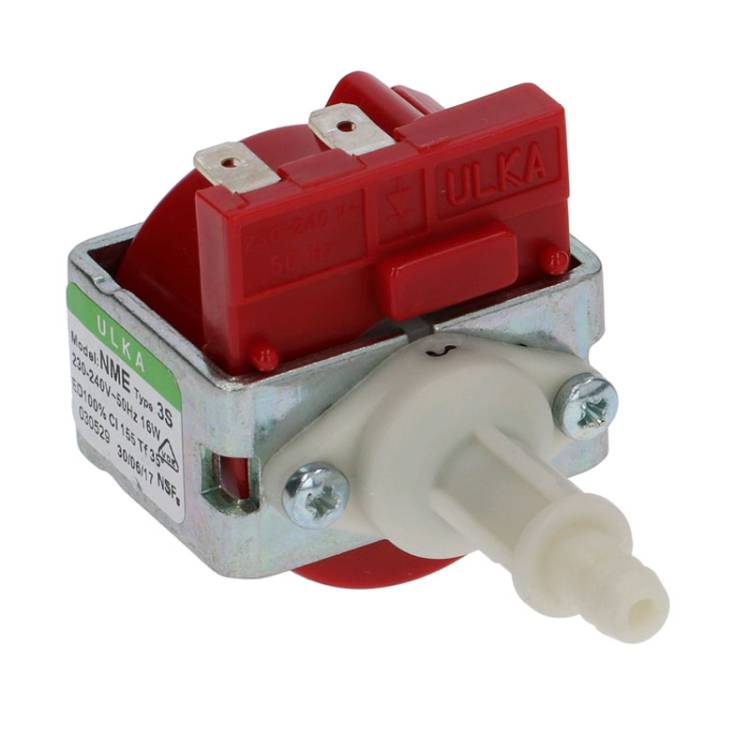 VIBRATIONSPUMPE | ULKA NME TYP 3S | 230V ~ / 16W | 50 cc/min | FÜR GRIMAC CAFF CIALDA NUVOLA-CAPSULE OPALE-CIALDE DADA VAPOR DOUBLE