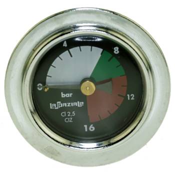 MANOMETER EINZELSKALA | ø 42 mm - 0÷16 bar | FÜR LA SPAZIALE S3 -  S3 SELETRON