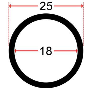 ABLAUFSCHLAUCH DRAHTVERSTÄRKT ELISPIR | ø 18x25 mm - LÄNGE 5M ROLLE