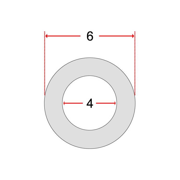 STECK-SCHLAUCH PTFE | ø 4x6 mm | PREIS PER METER | FÜR UNIVERSELLE ANWENDUNG