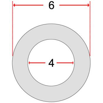 STECK-SCHLAUCH PTFE | ø 4x6 mm | PREIS PER METER | FÜR UNIVERSELLE ANWENDUNG