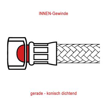METALL-FLEXSCHLAUCH | LÄNGE 200 mm | 1/8"IG -...