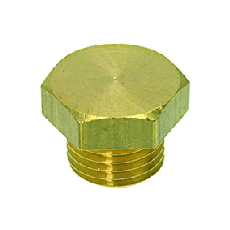 ENDSCHRAUBE - VERSCHLUSS-STOPFEN | 1/4" AUSSENGEWINDE - AUS MESSING | FÜR UNIVERSELLE ANWENDUNG