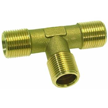 T-ANSCHLUSS | MESSING | 3 x3/8" AUSSENGEWINDE |...