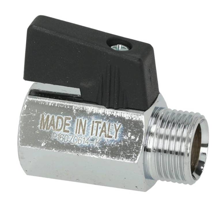 MINI-KUGELHAHN 3/8"x3/8" AUSSEN- / INNENGEWINDE | FÜR UNIVERSELLE ANWENDUNG