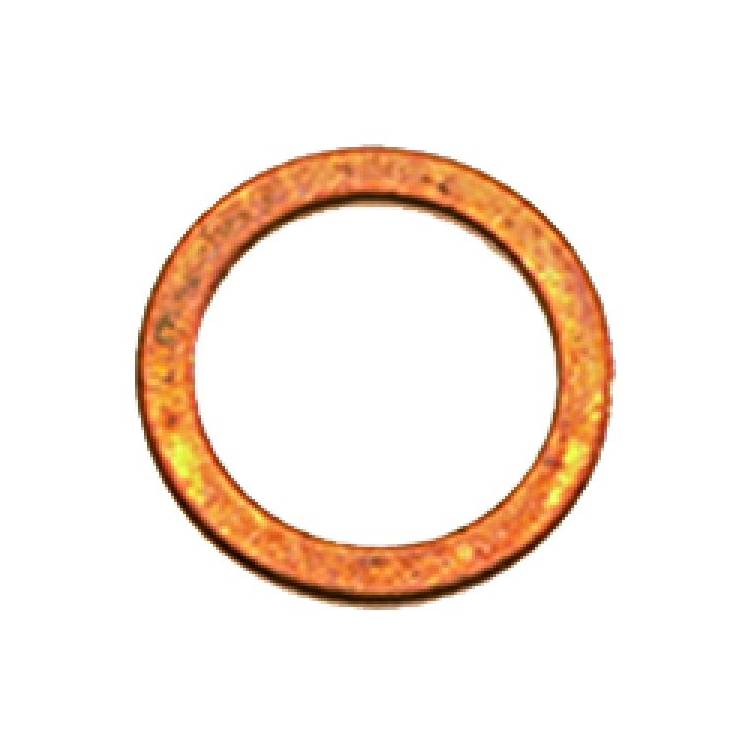 FLACHDICHTUNG KUPFER | ø 14x10x1 mm | FÜR CARIMALI - CASADIO - LA CIMBALI - FAEMA  - UNIVERSELLE ANWENDUNG