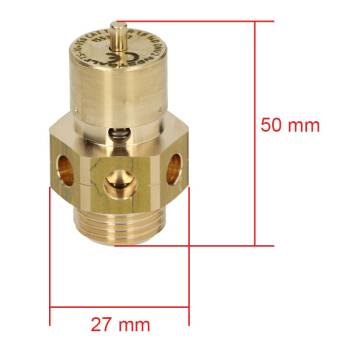 SICHERHEITSVENTIL | 1,8 bar | 1/2" | FÜR BEZZERA - RANCILIO - LA SPAZIALE *** MODELLE SIEHE TABELLE ***