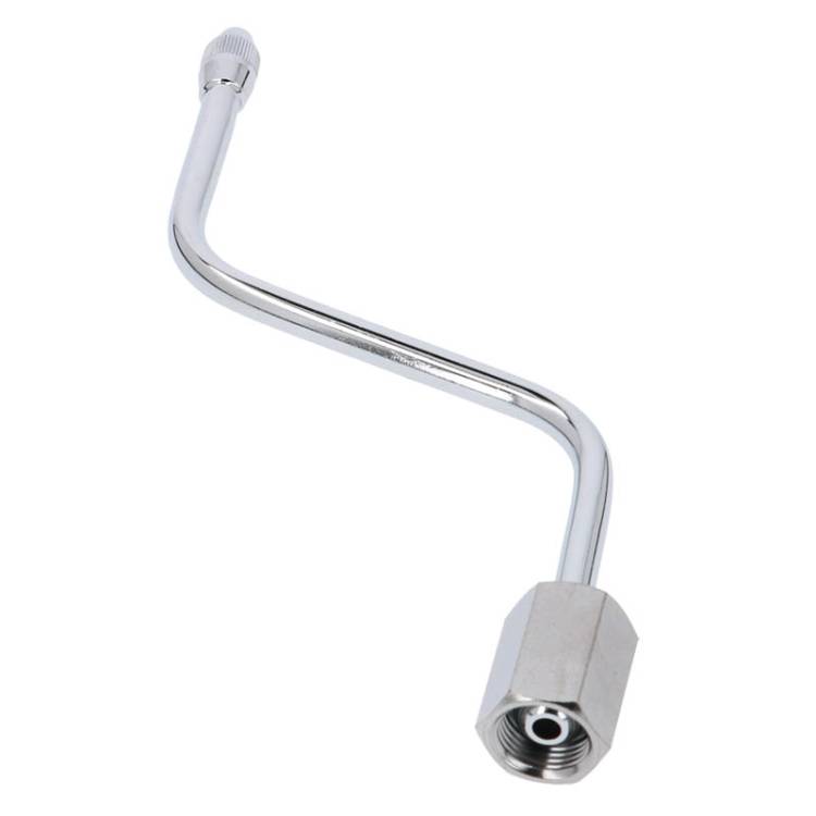 DAMPFROHR | VERCHROMT | 3/8" - ø  8 mm - HÖHE 190 mm | FÜR LA SAN MARCO 85 - LEVA
