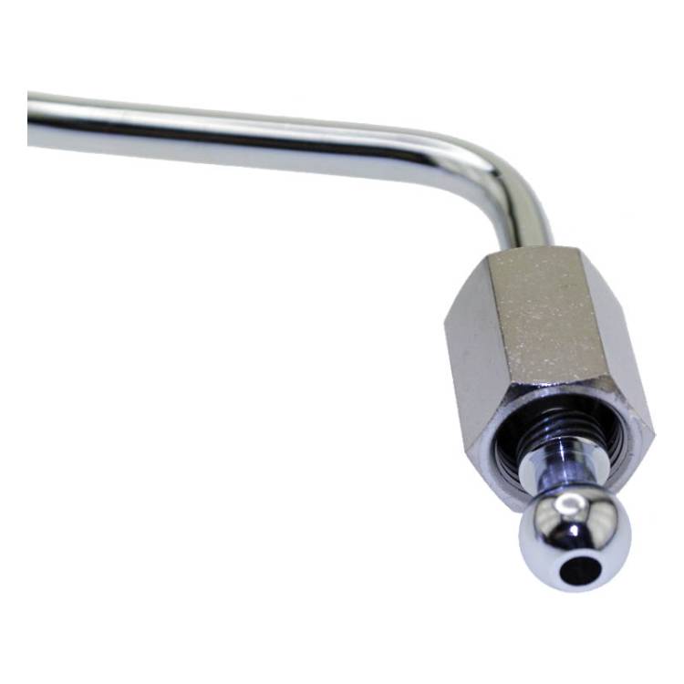 DAMPFROHR | VERCHROMT | 3/8" - ø  8 mm - HÖHE 190 mm | FÜR LA SAN MARCO 85 - LEVA