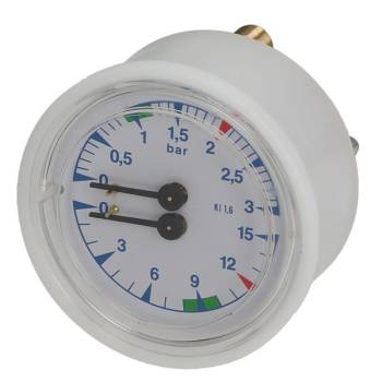 MANOMETER DOPPELSKALA | ø 63mm -  1/8 |...
