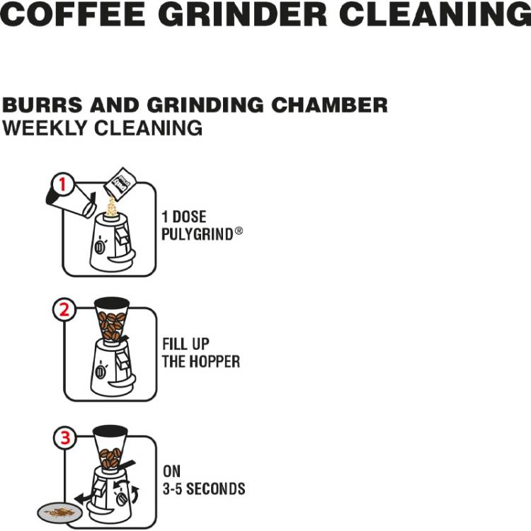 PULY GRIND CRYSTALS | REINIGER FÜR KAFFEEMÜHLEN | PORTIONSBEUTEL a 15gr