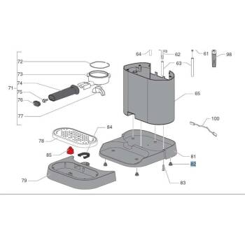 GERÄTEFUSS | GAGGIA NEW BABY 06 - NEW ESPRESSO 06 -...