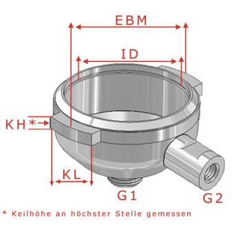 SIEBTRÄGER KOMPLETT | 1 TASSE | LELIT