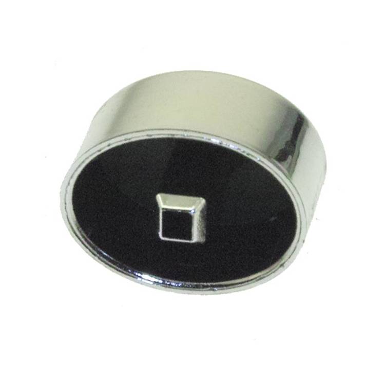VERCHROMTE DRUCKTASTE ZU SCHALTER MC130 |  ø 17x13 mm OVAL |  FÜR LELIT PL 046
