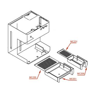 ROST MAHLGUT | 80x130 mm - CNS | FÜR  LELIT PL042...