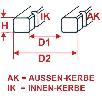 DICHTUNG SIEBTRÄGER | ø 72x58x7 - MIT AUSSENKERBE | FÜR NUOVA SIMONELLI OSCAR