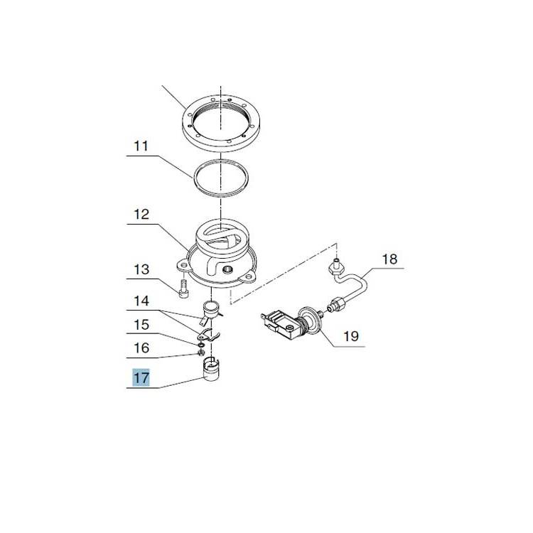 FINGER-SCHUTZ ZU SICHERHEITSTHERMOSTAT - TEMPERATUR SICHERUNG P303009 | FÜR LA PAVONI EUROPICCOLA - PROFESSIONALE