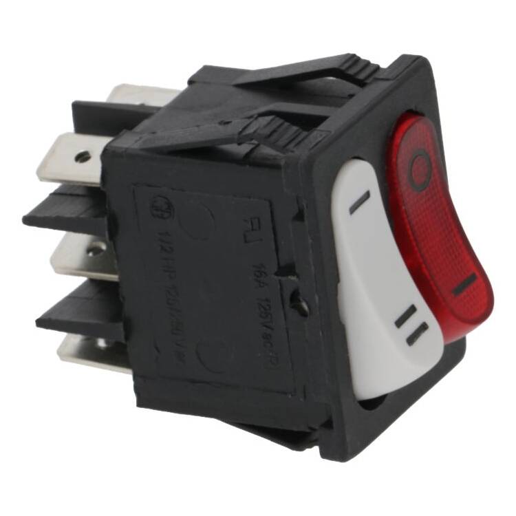 WIPPEN-SCHALTER | 30x22mm | 2 HEIZSTUFEN | 16A - 250V~ | FÜR LA PAVONI EUROPICCOLA - MIGNON