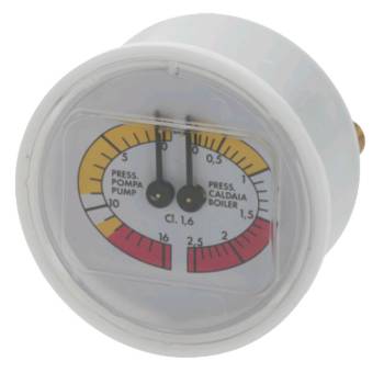 MANOMETER DOPPELSKALA | ø 63 mm -...