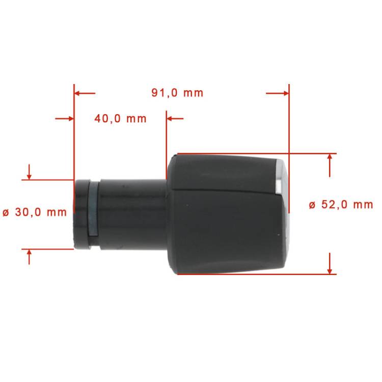 HAHNKNEBEL ZU WASSERHAHN | ø 52 mm | FÜR RANCILIO CLASSE10 - CLASSE6 - CLASSE6LEVA - CLASSE7 - CLASSE7 LEVA - CLASSE8 - CLASSE9 - EPOCA - EPOCA NEW