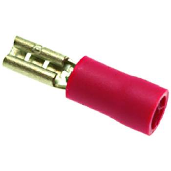KABELSCHUHE ROT F 2,8x0,8 mm 100 STK