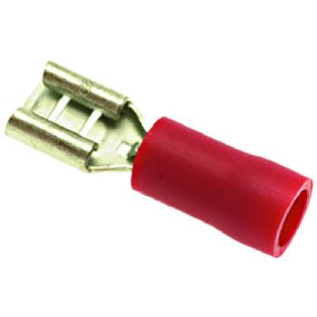 KABELSCHUHE ROT F 4,8x0,8 mm 100 STK