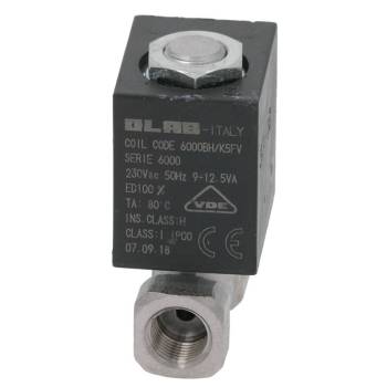 G1/8 Magnetventil M17 Olab 9000 Magnetventil 230 V – Für Lelit PL41 EM & PL042 EM Espressomaschinen, G1/8, EPDM-Dichtung