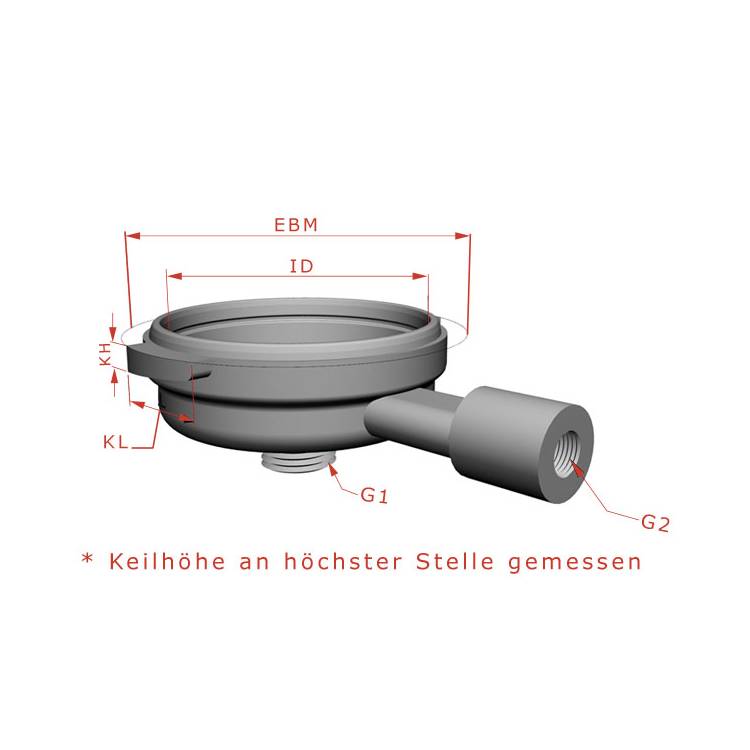 SIEBTRÄGER KOMPLETT | 1 TASSE | FÜR BEZZERA BZ02 - 07 - 09 - 10 - 13 - 35 - 40 - 99
