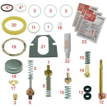 REVISIONS-SET KOMPLETT | FÜR BRÜHGRUPPE E-61 | VIBIEMME CHIMAERA - CUBO - DOSAPLUS - MERCURY - REPLICA - REVOLUTION