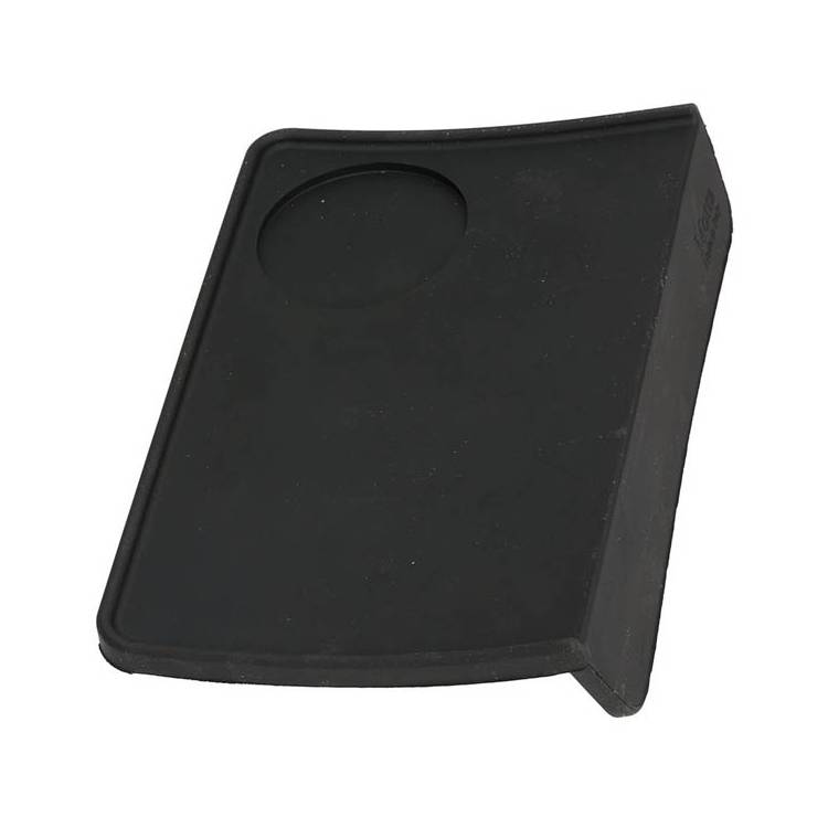 TAMPER MATTE GEWINKELT | SILIKON - SCHWARZ | 238x160x48 mm | VON MOTTA