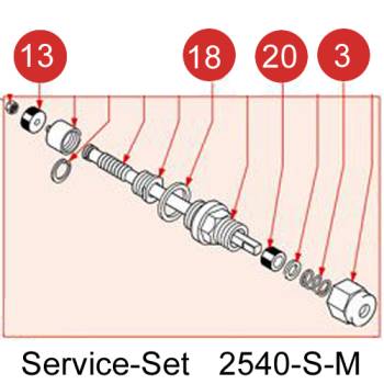 SERVICE-SET DAMPF- /HEISSWASSER | FÜR ASTORIA CMA...