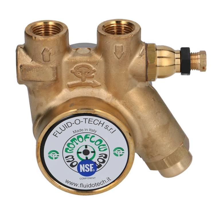 ROTATIONS-PUMPE | FLUID-O-TECH PA104X | 100L/H | 3/8" - L=82 mm | FÜR GRIMAC G11 - FÜR FIORENZATO C.S. - FÜR UNIVERSELLE ANWENDUNG