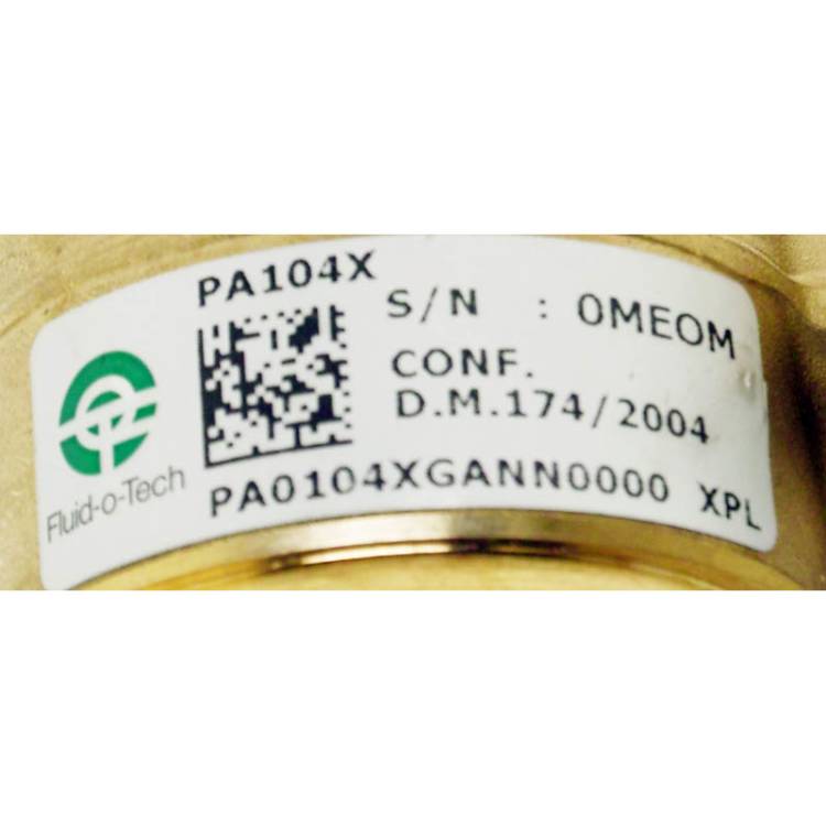 ROTATIONS-PUMPE | FLUID-O-TECH PA104X | 100L/H | 3/8" - L=82 mm | FÜR GRIMAC G11 - FÜR FIORENZATO C.S. - FÜR UNIVERSELLE ANWENDUNG