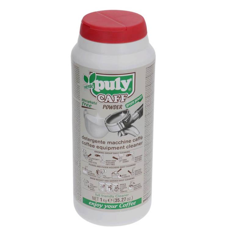 PULY CAFF VERDE | BIO KAFFEEFETTLÖSER IN PULVERFORM | DOSE A 1000 GRAMM