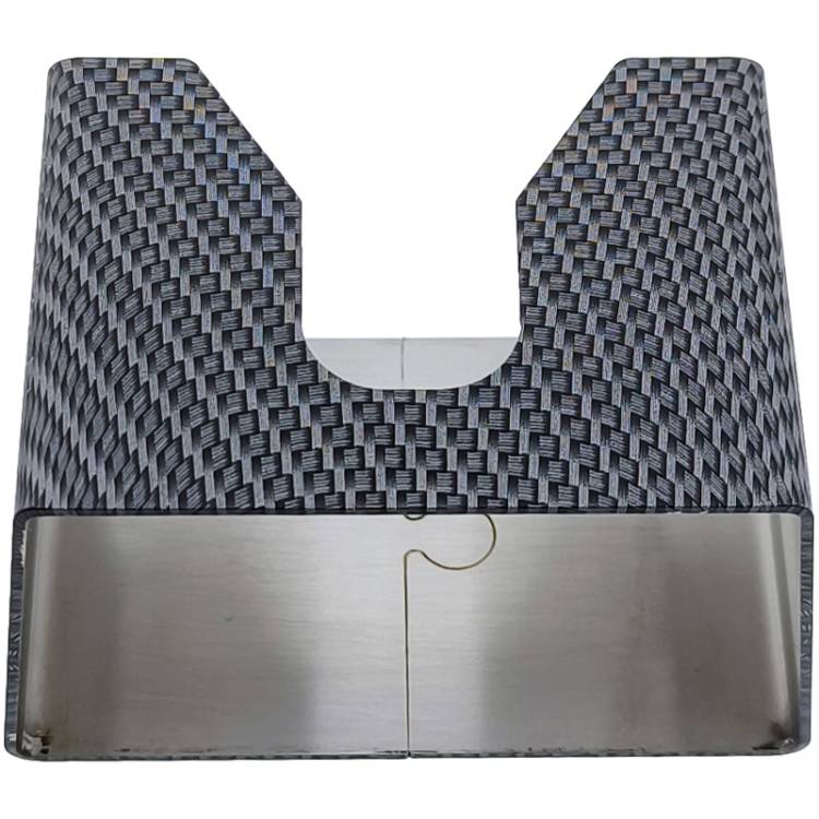 TAMPERSTATION EDELSTAHL | CARBON OPTIK | 105x66x64 mm