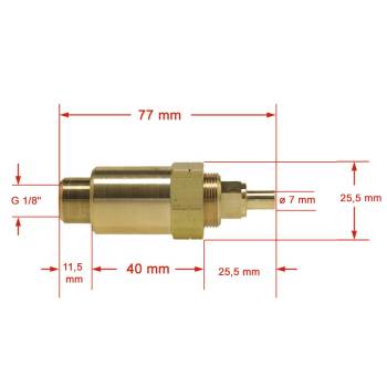 EXPANSIONSVENTIL | 1/8" - 9-14 bar | FÜR ROCKET ESPRESSO *** MODELLE SIEHE TABELLE ***