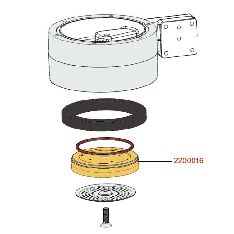 DUSCHENTRÄGERPLATTE | ø 58,8 mm | FÜR LELIT GLENDA (PL41PLUS & PL41PLUST) - KATE (PL82T) - VICTORIA (PL91T) - ELIZABETH (PL92T)