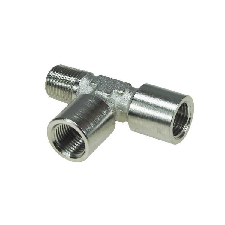 T-ANSCHLUSS | MESSING VERNICKELT | 1/8" I/I/A | FÜR LELIT PL041EM - PL041TEM