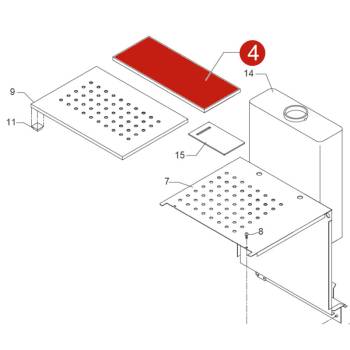 ABDECKUNG WASSERTANK | EDELSTAHL | FÜR BEZZERA BZ07...