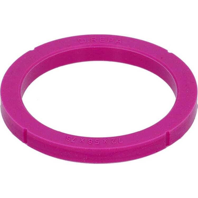 DICHTUNG SIEBTRÄGER | ø 72x58x7,5mm | AUS ROSA SILIKON | FÜR NUOVA SIMONELLI APPIA