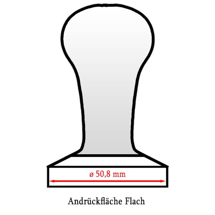 ESPRESSO TAMPER | ø 50,8 mm | AUS ALUMINIUM | VON JOE FREX | FÜR DE LONGHI
