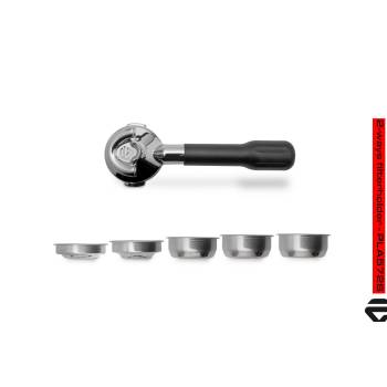 SIEBTRÄGER-SET KOMPLETT | 2 TASSEN | GRIFF SCHWARZ |...