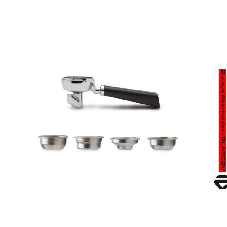 SIEBTRÄGER-SET | 2 TASSEN | GRIFF VIP LINE | FÜR LELIT 58 mm BRÜHGRUPPEN