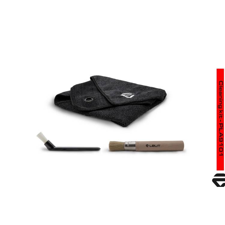 REINIGUNGSKIT | MIKROFASERTUCH - REINIGUNGSBÜRSTE - PINSEL | VON LELIT