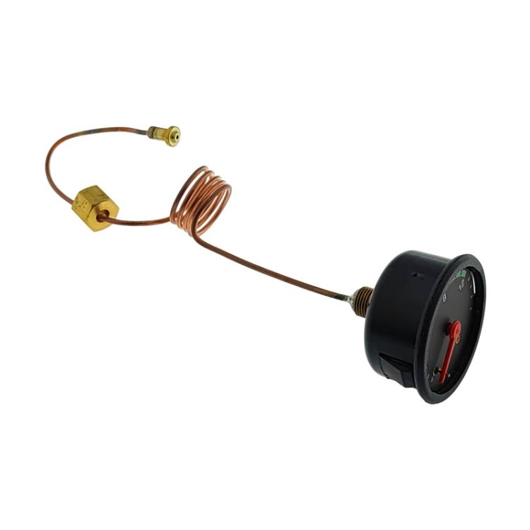 MANOMETER- EINZELSKALA | PUMPE ø 45 mm | 1/8" MIT KAPILLAR - 16 BAR | FÜR LELIT GRACE ( PL81T ) - KATE ( PL82T ) - VICTORIA ( PL91T )