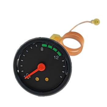 MANOMETER- EINZELSKALA | PUMPE ø 45 mm | 1/8" MIT KAPILLAR - 16 BAR | FÜR LELIT GRACE ( PL81T ) - KATE ( PL82T ) - VICTORIA ( PL91T )