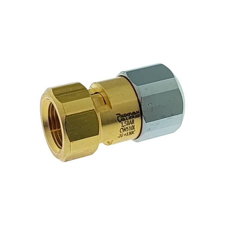 SICHERHEITSVENTIL CHROM | (NEUE AUSFÜHRUNG) | 1,5BAR | FÜR PAVONI HANDHEBEL