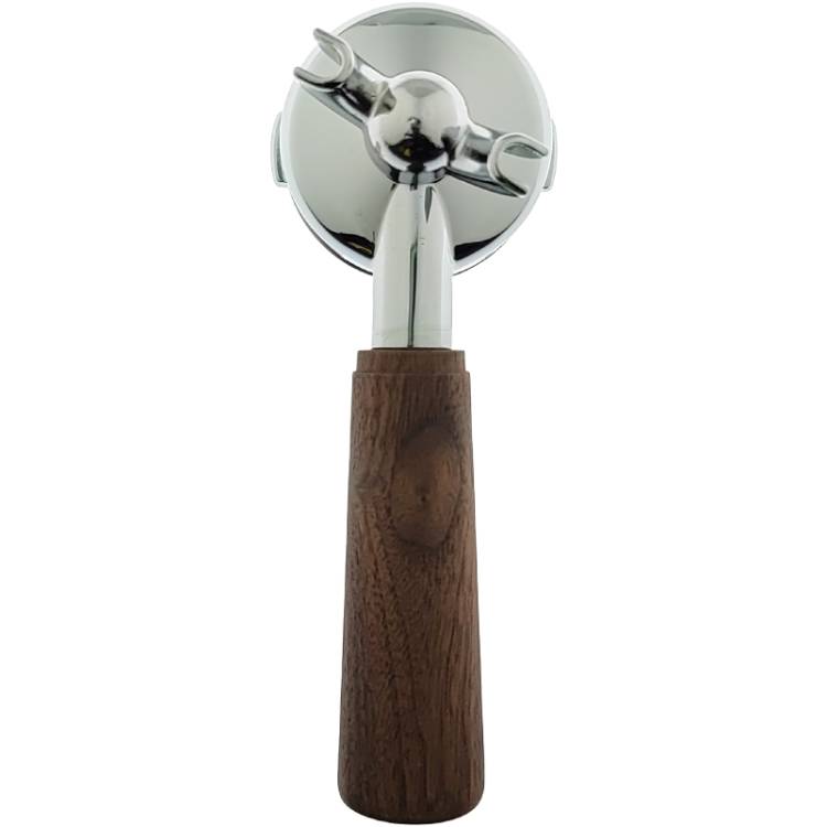 SIEBTRÄGER -1.TE SERIE MIT HOLZ GRIFF | FÜR LA PAVONI EUROPICCOLA - MIGNON - PROFESSIONAL *** ALTE AUSFÜHRUNG MIT ø 50mm BRÜHGRUPPE ***